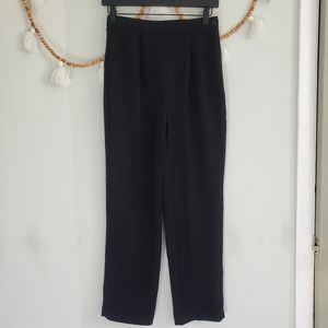 Briggs || black pleated trousers